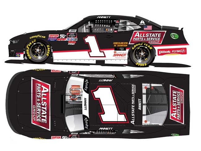 2020 Michael Annett 1/64th Allstate Parts "Xfinity Series" car