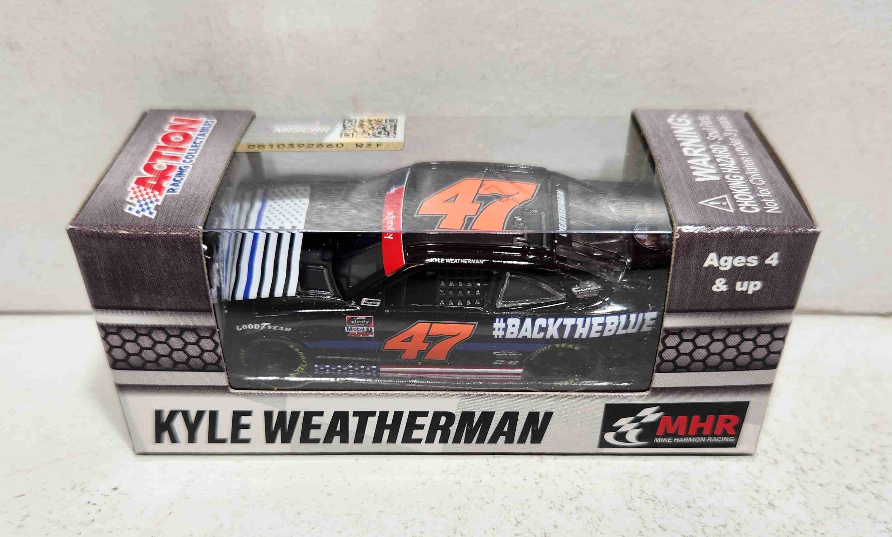 2020  Kyle Weatherman 1/64th Back The Blue "Xfinity Series" Camaro