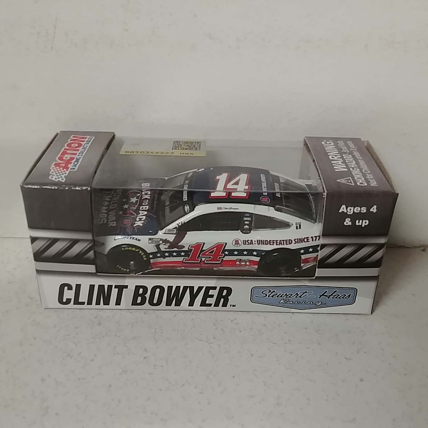 2020 Clint Bowyer 1/64th Barstool Sports "Patriotic" Mustang