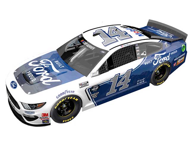 2020 Clint Bowyer 1/64th Built Ford Proud Mustang