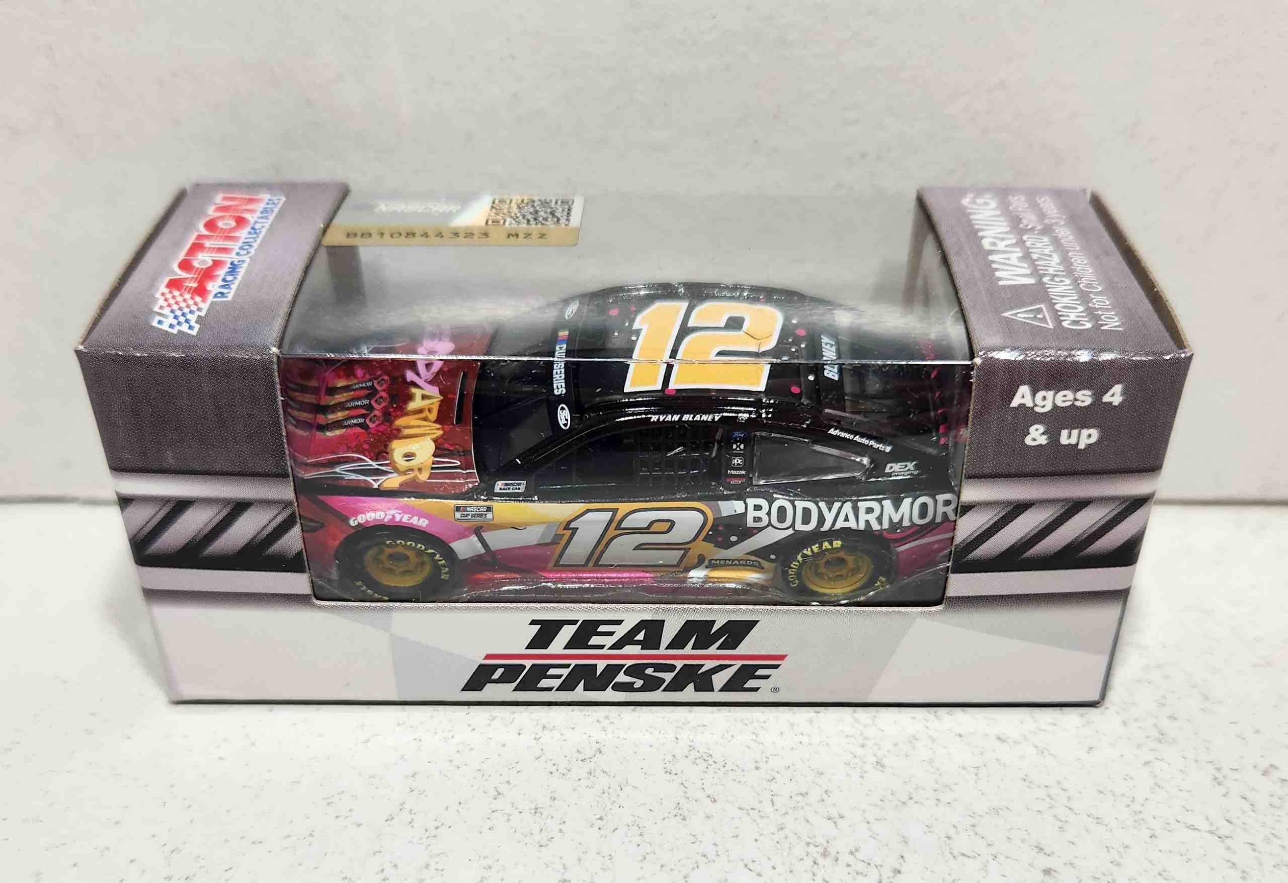 2020 Ryan Blaney 1/64th BodyArmor "Strawberry Bannana" Mustang