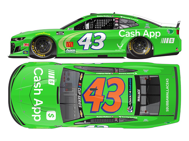 2020 Darrell Wallace 1/64th Cash App car