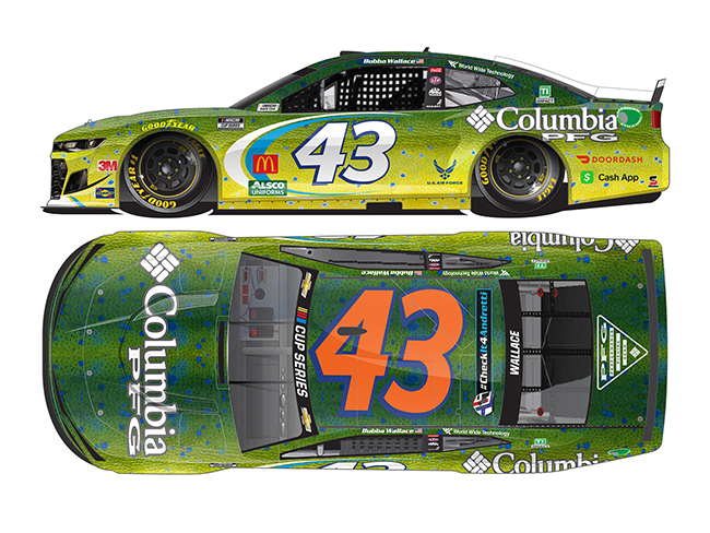 2020 Darrell Wallace 1/64th Columbia PFG car