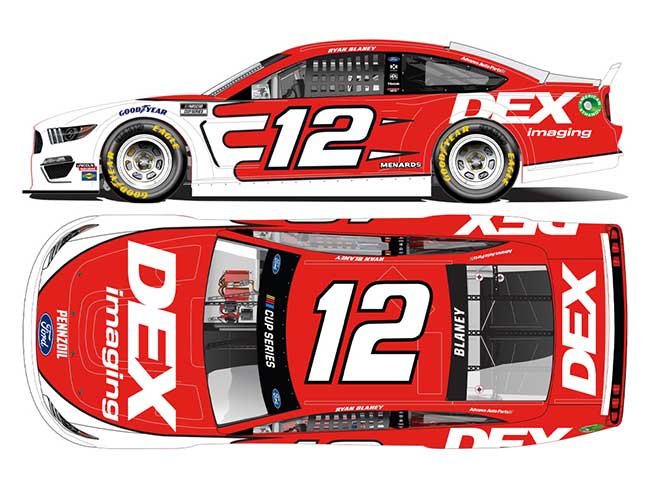 2020 Ryan Blaney 1/64th DEX Imaging Mustang