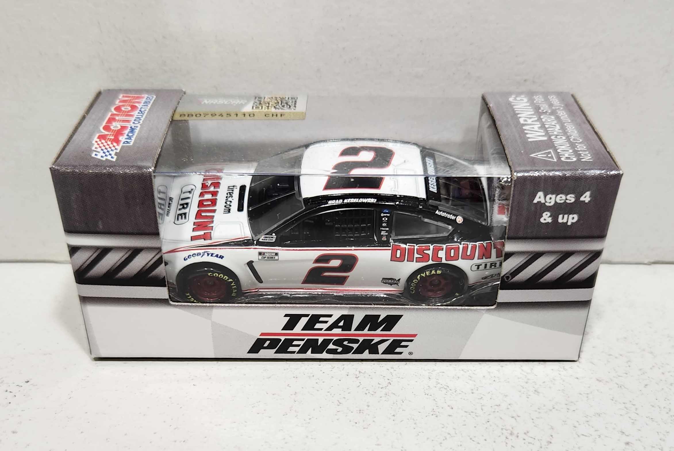 2020 Brad Keseloski 1/64th Discount Tire Mustang