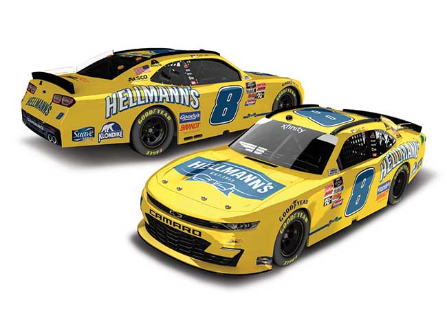 2020 Dale Earnhardt Jr 1/24th Hellmann's "Xfinity Series" hood open Camaro