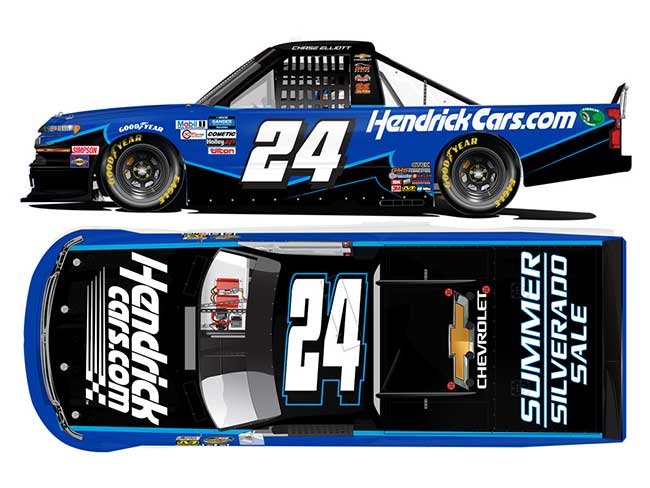 2020 Chase Elliott 1/24th HendrickCars.com Silverado