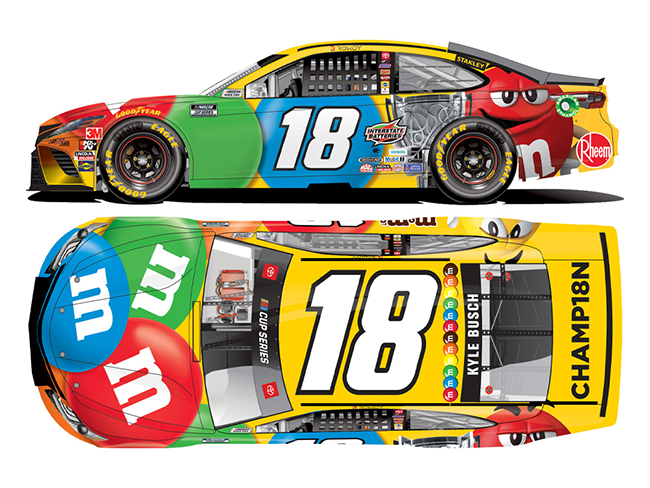 2020 Kyle Busch 1/64th M&M's "The Clash" car