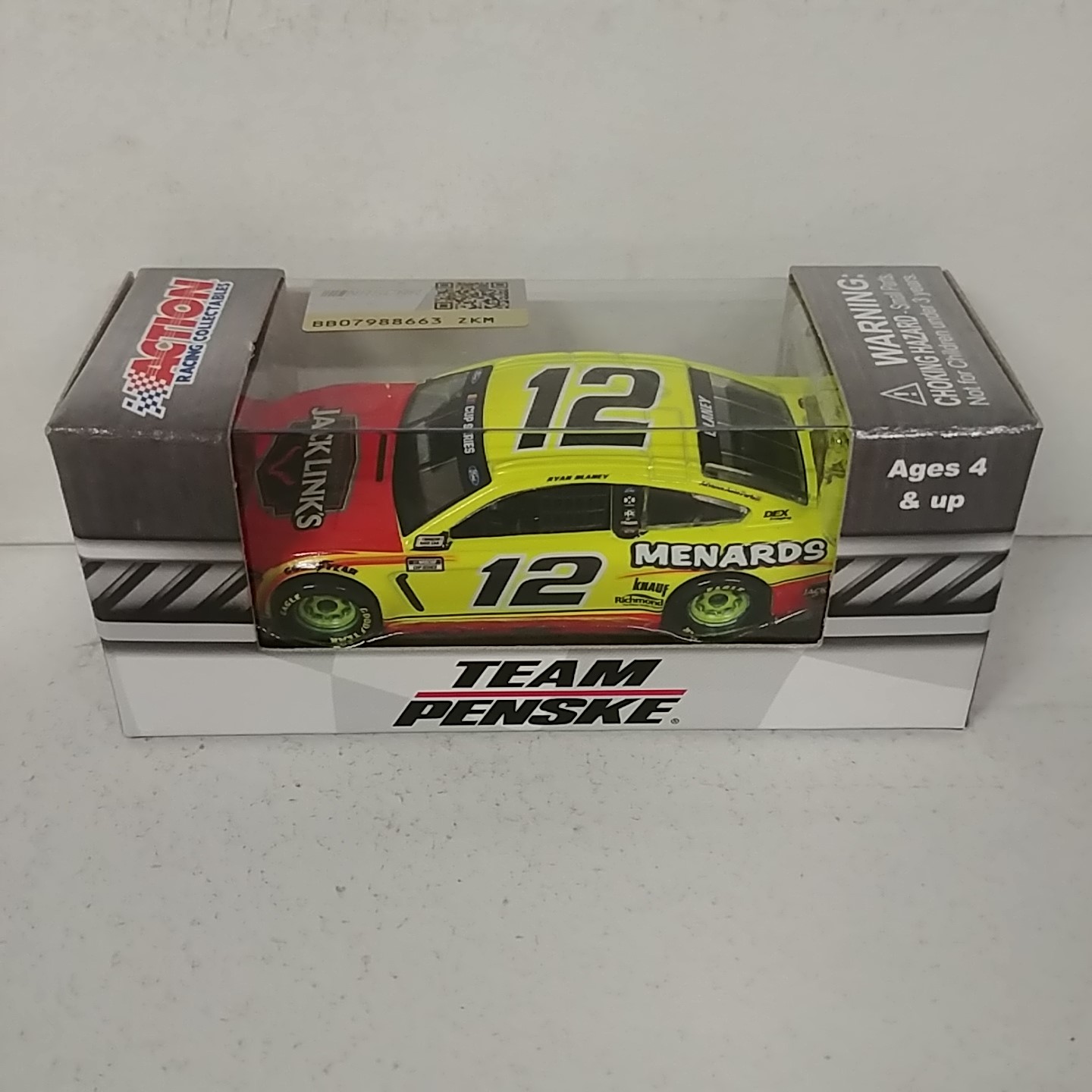 2020 Ryan Blaney 1/64th Jack Links/Menards Mustang