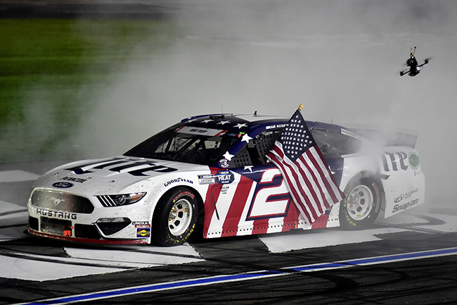 2020 Brad Keseloski 1/24th Miller Lite "Patriotic""Coca Cola 600 Win" Mustang