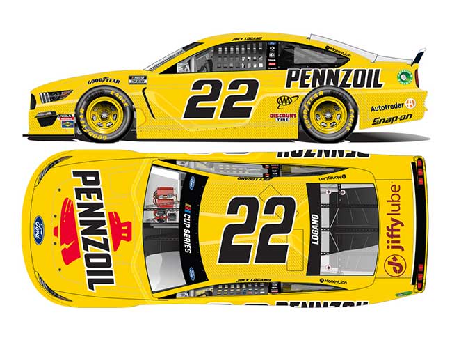 2020 Joey Logano 1/64th Pennzoil car