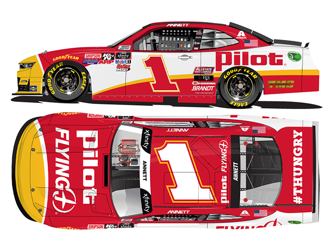 2020 Michael Annett 1/64th Pilot Flyinng J "Xfinity Series" car