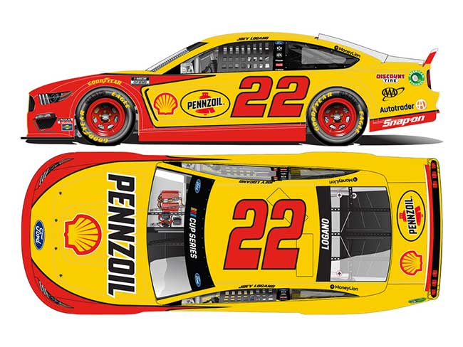 2020 Joey Logano 1/64th Shell-Pennzoil "All Star" car