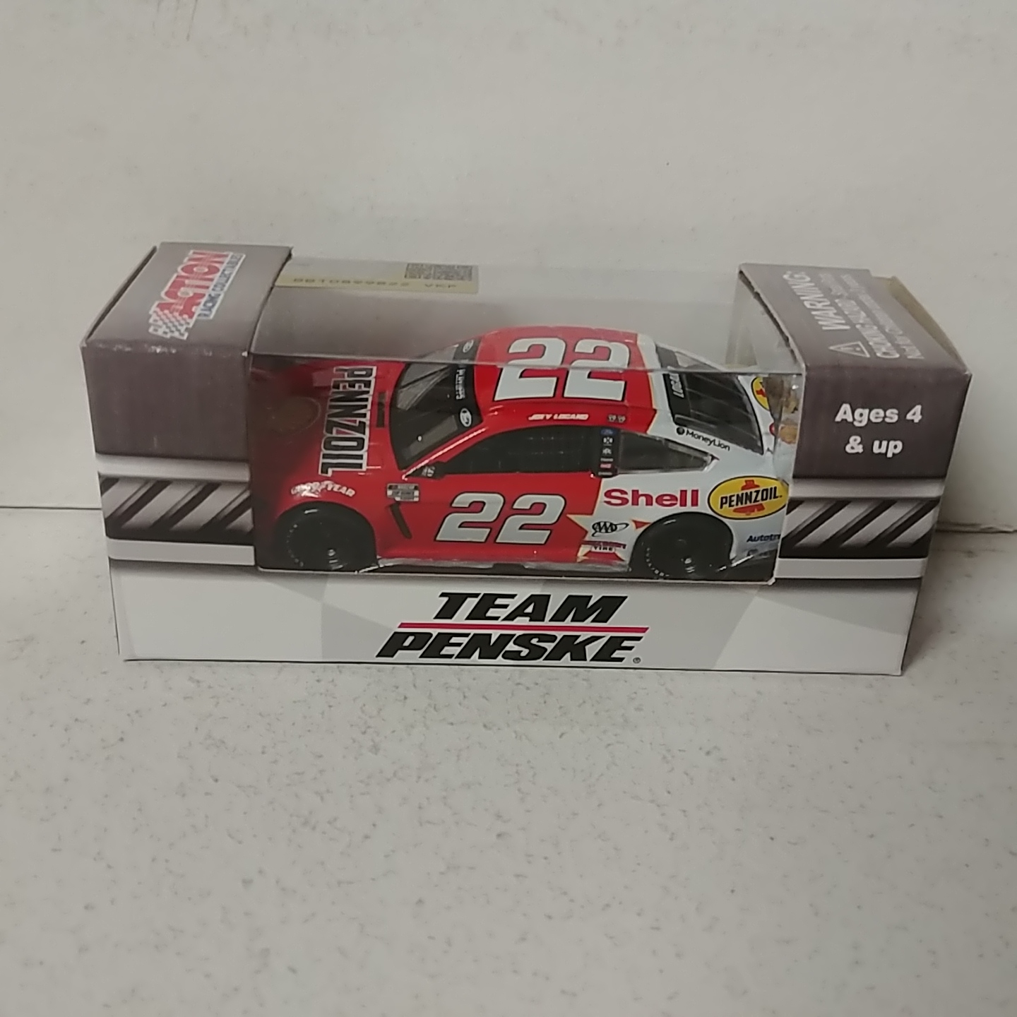 2020 Joey Logano 1/64th Shell/Pennzoil "Darlington Throwback" Mustang