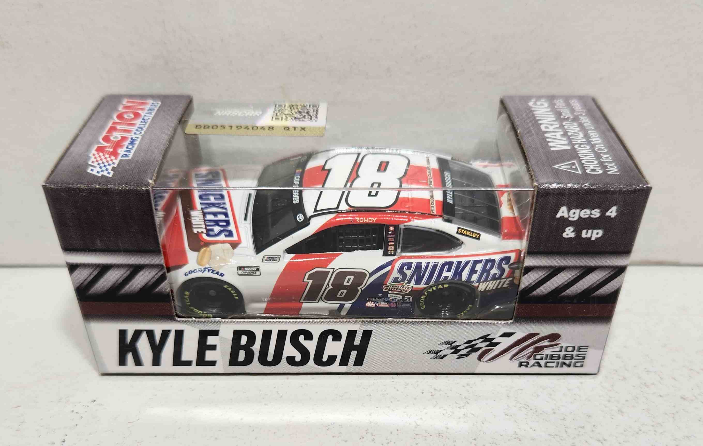 2020 Kyle Busch 1/64th Snickers "White" Camry