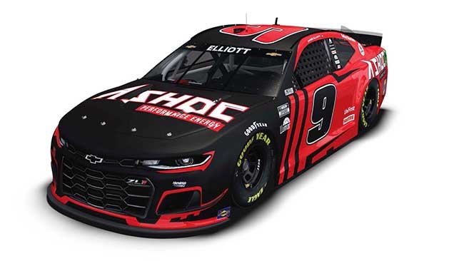 2021 Chase Elliott 1/24th ASHOC hood open Camaro