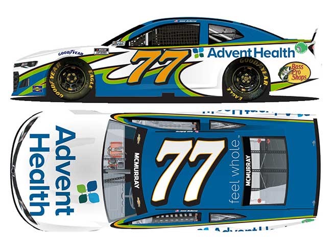 2021 Jamie McMurray 1/64th Advent Health car