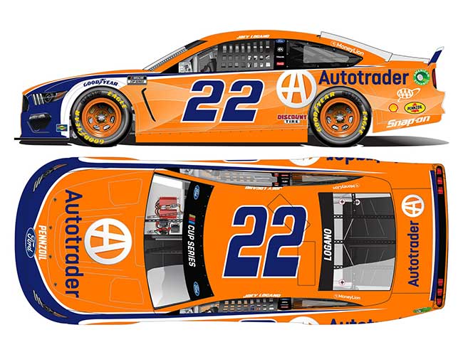 2021 Joey Logano 1/64th Autotrader Mustang