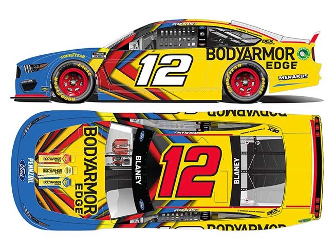 2021 Ryan Blaney 1/64th BodyArmour "Edge" Mustang