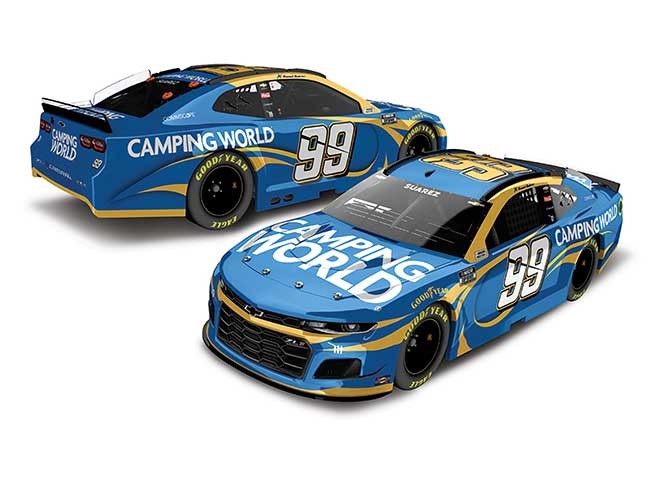 2021 Daniel Suarez 1/24th Camping World hood open car