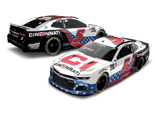 2021 Kyle Larson 1/24th Cinncinniti hood open Camaro