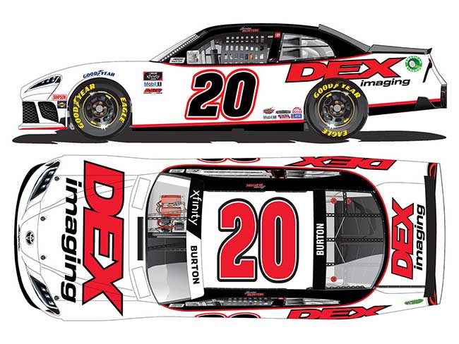 2021 Harrison Burton 1/64th DEX Imaging "Xfinity Series" car