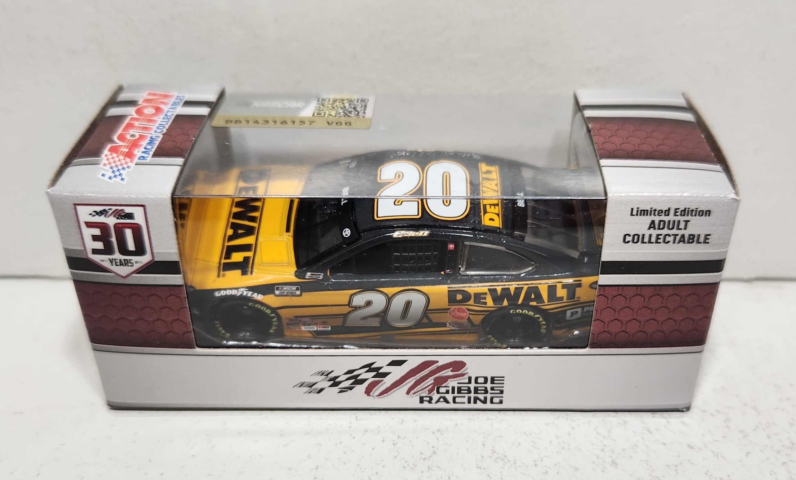 2021 Christopher Bell 1/64th Dewalt Camry