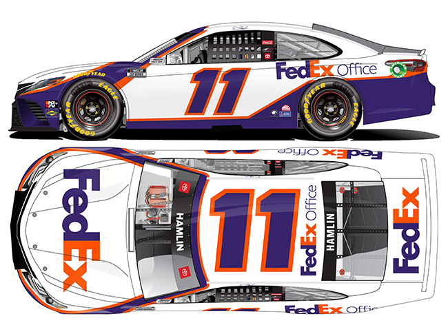 2021 Denny Hamlin 1/64th Fed Ex Office Camry