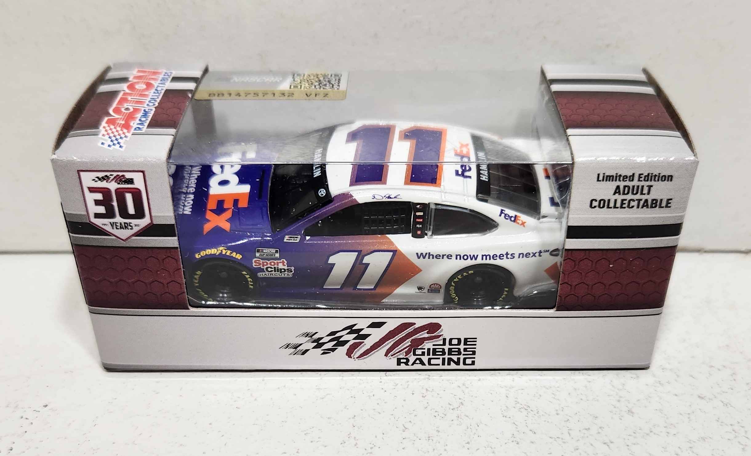 2021 Denny Hamlin 1/64th Fed Ex "Where now meets next" Camry