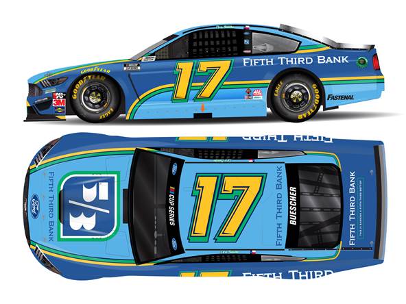 2021 Chris Buescher 1/64th Fifth Third Bank car