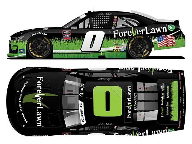 2021 Jeffrey Earnhardt 1/64th ForeverLawn "Xfinity Series" car