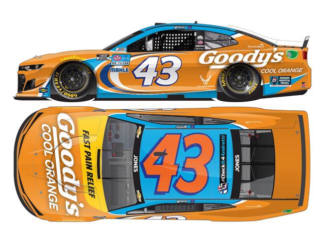 2021 Erik Jones 1/64th Goody's "Cool Orange" Camaro