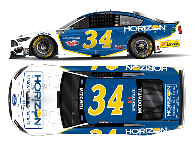 2021 Michael McDowell 1/64th Horizon Hobby car