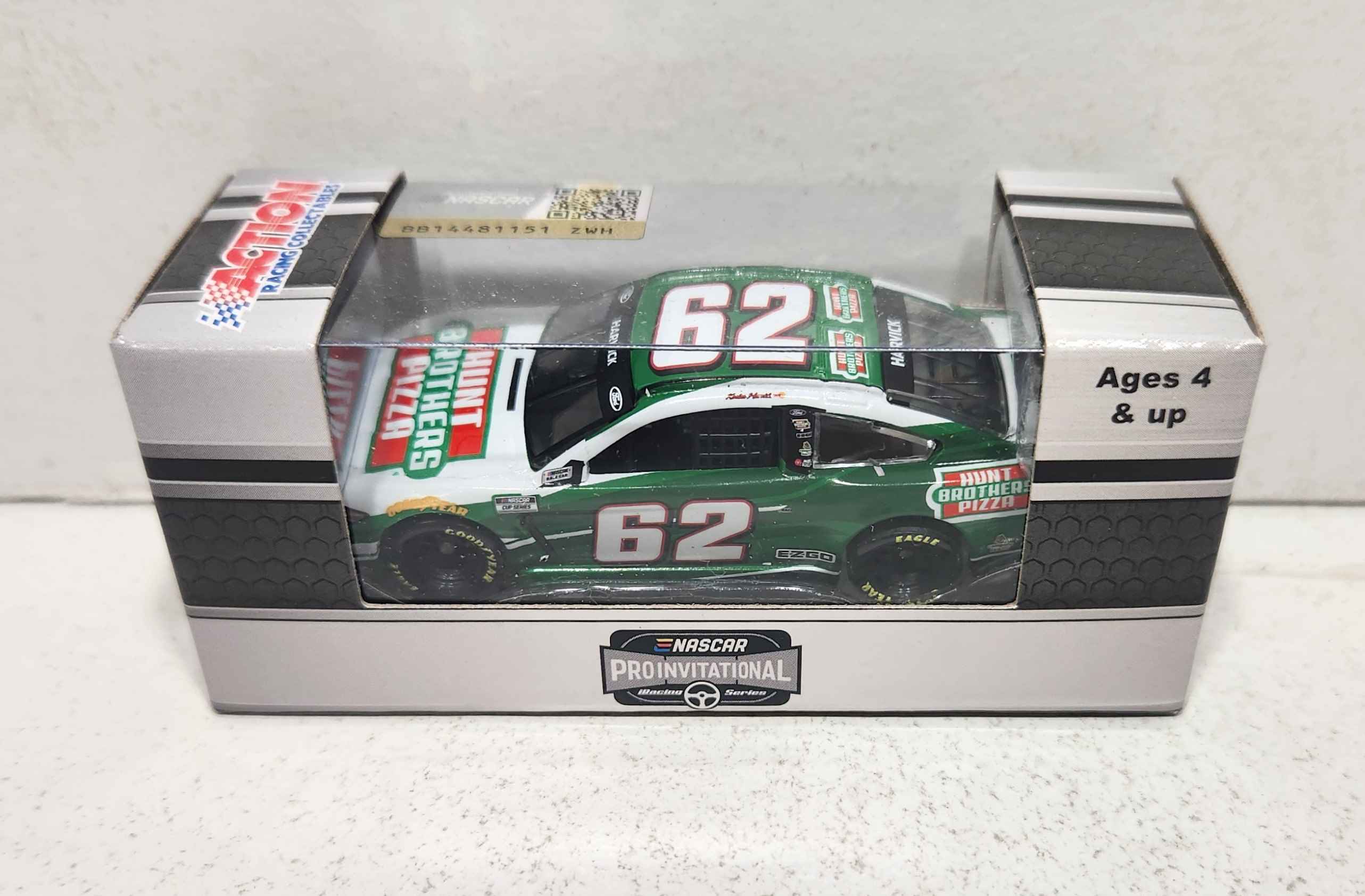 2021 Keelan Harvick 1/64th Hunt Bros Pizza IRacing Mustang