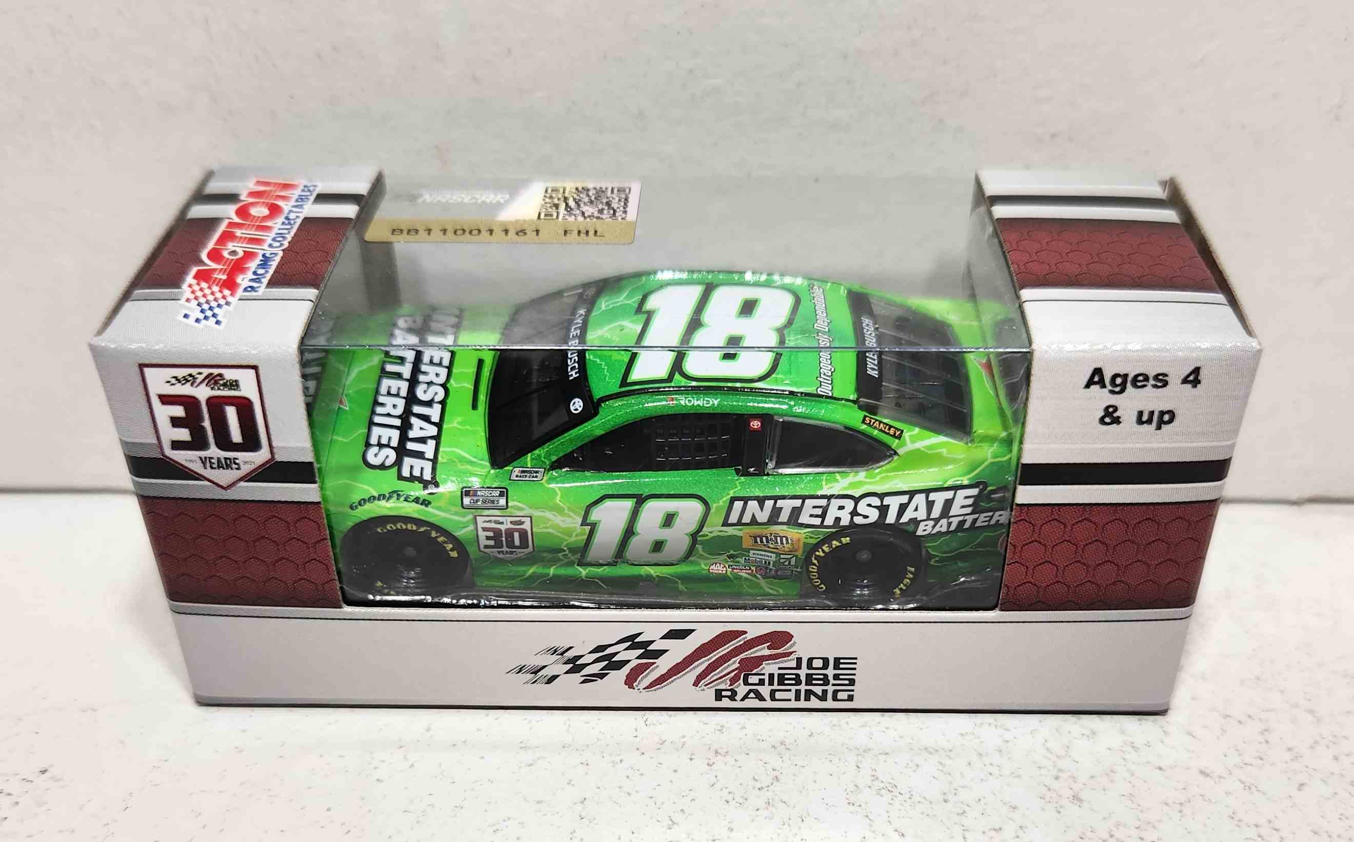 2021 Kyle Busch 1/64th Interstate Batteries Camry