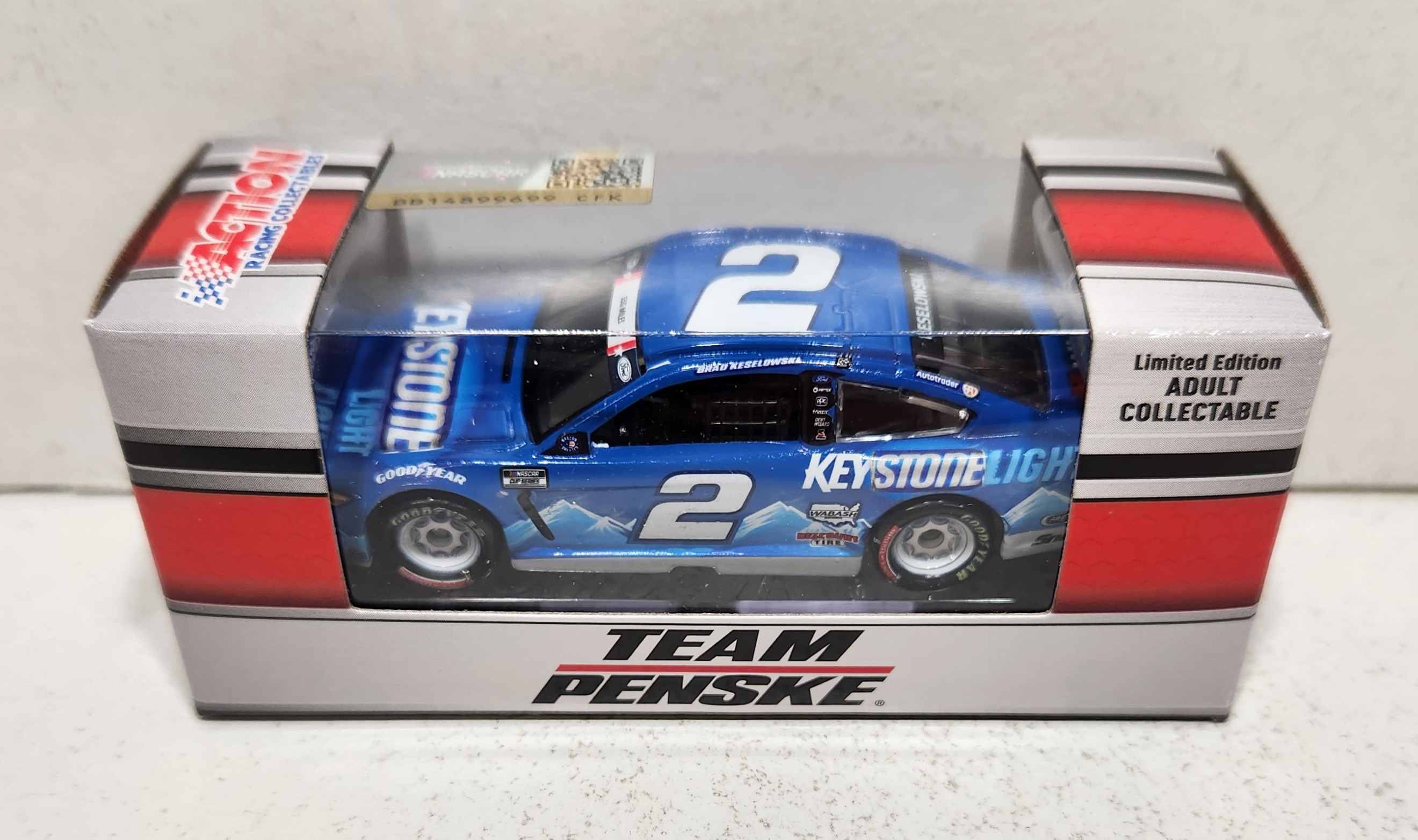 2021 Brad Keselowski 1/64th Keystone Light Mustang