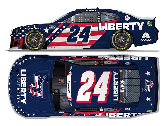 2021 William Byron 1/64th Liberty U "Salutes" car