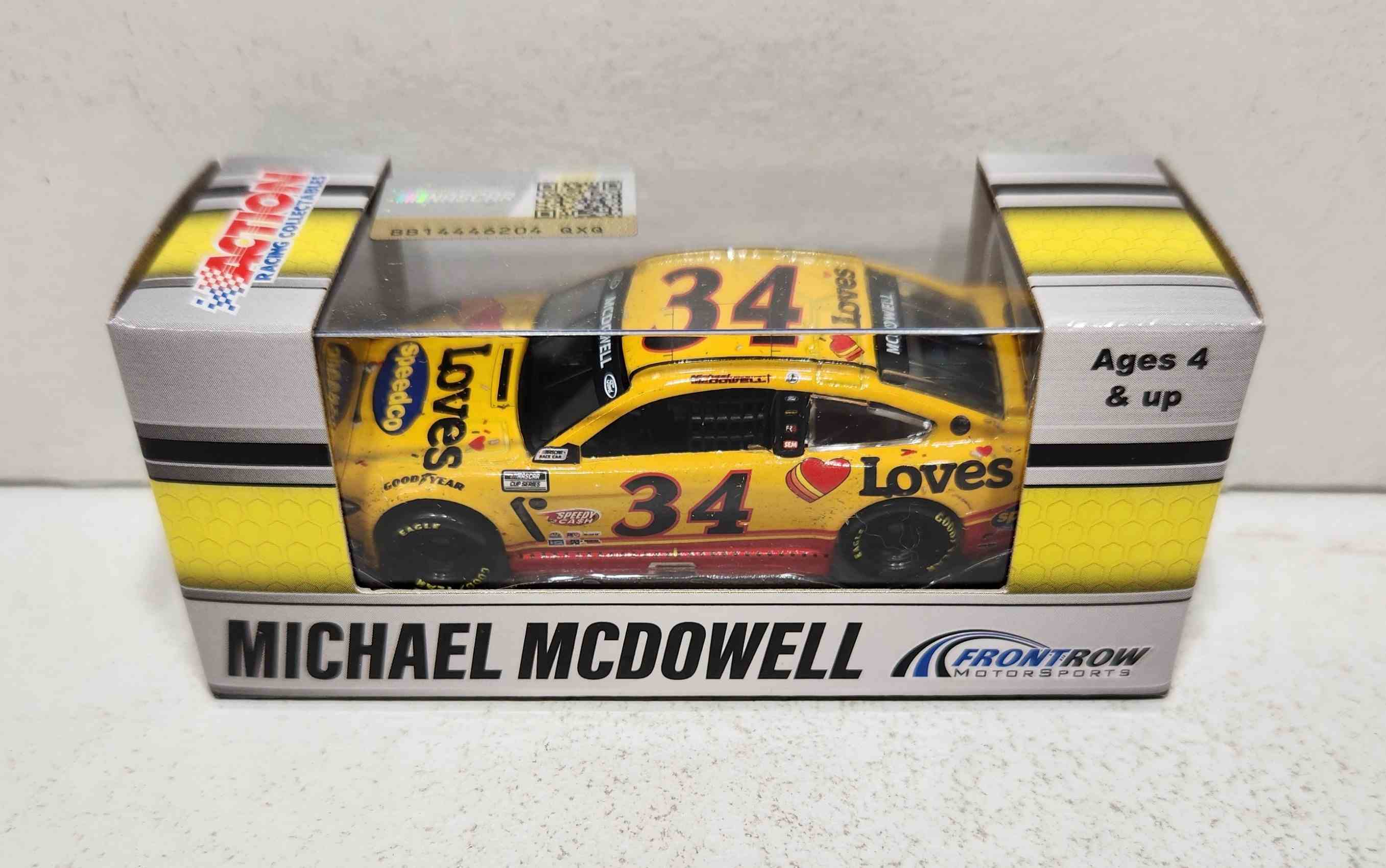 2021 Michael McDowell 1/64th Love's Travel Stops "Daytona 500 Win" Mustang