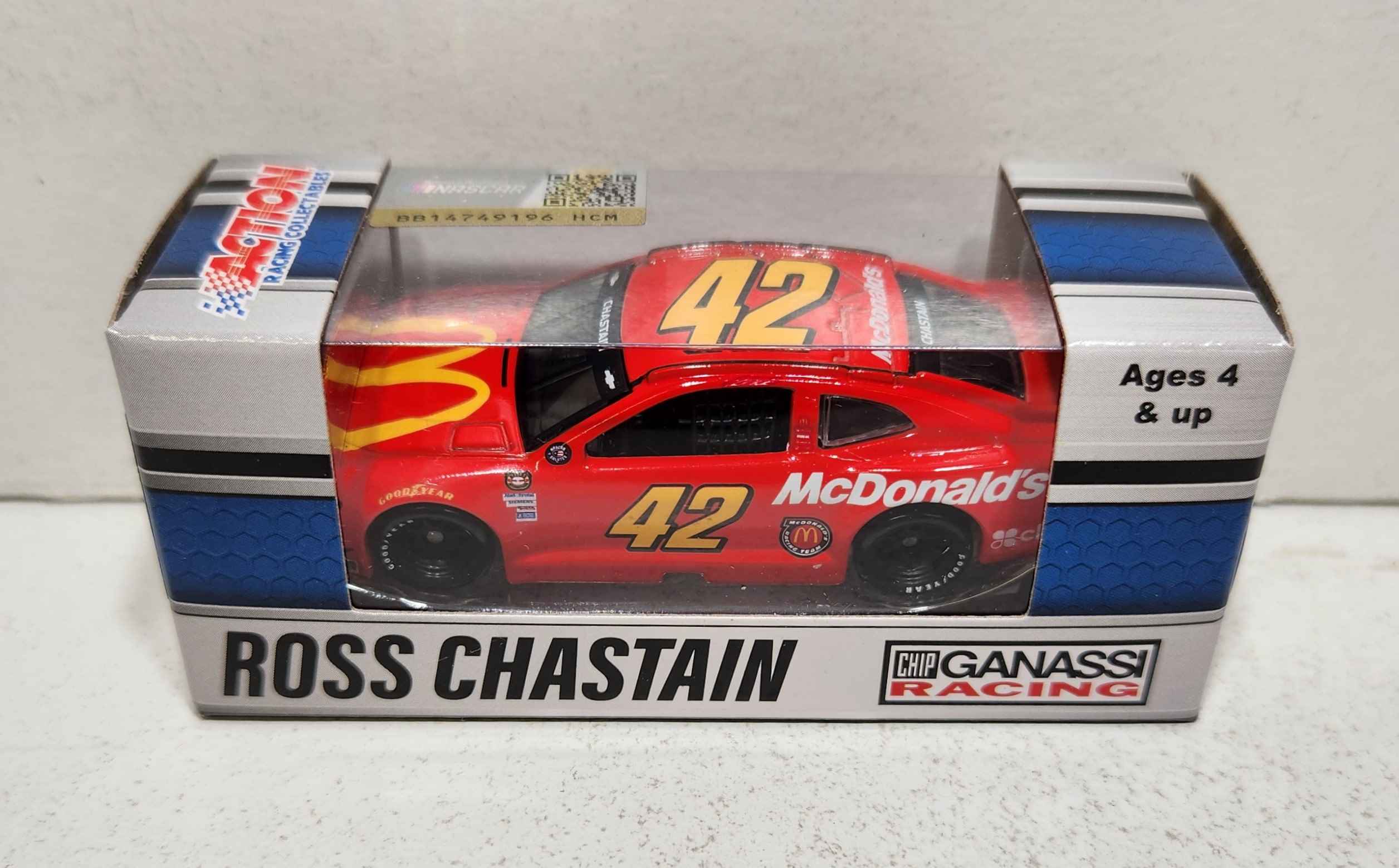 2021 Ross Chastain 1/64th McDonald's "Darlington Throwback" Camaro