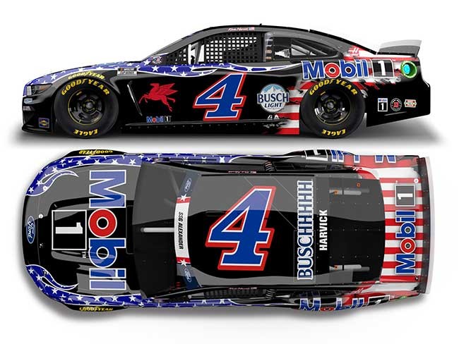 2021 Kevin Harvick 1/64th Mobil1 "Salutes" car