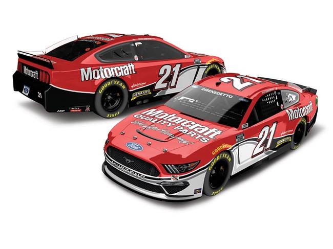 2021 Matt DiBenedetto 1/64th Motorcraft "Darlington Throwback" car