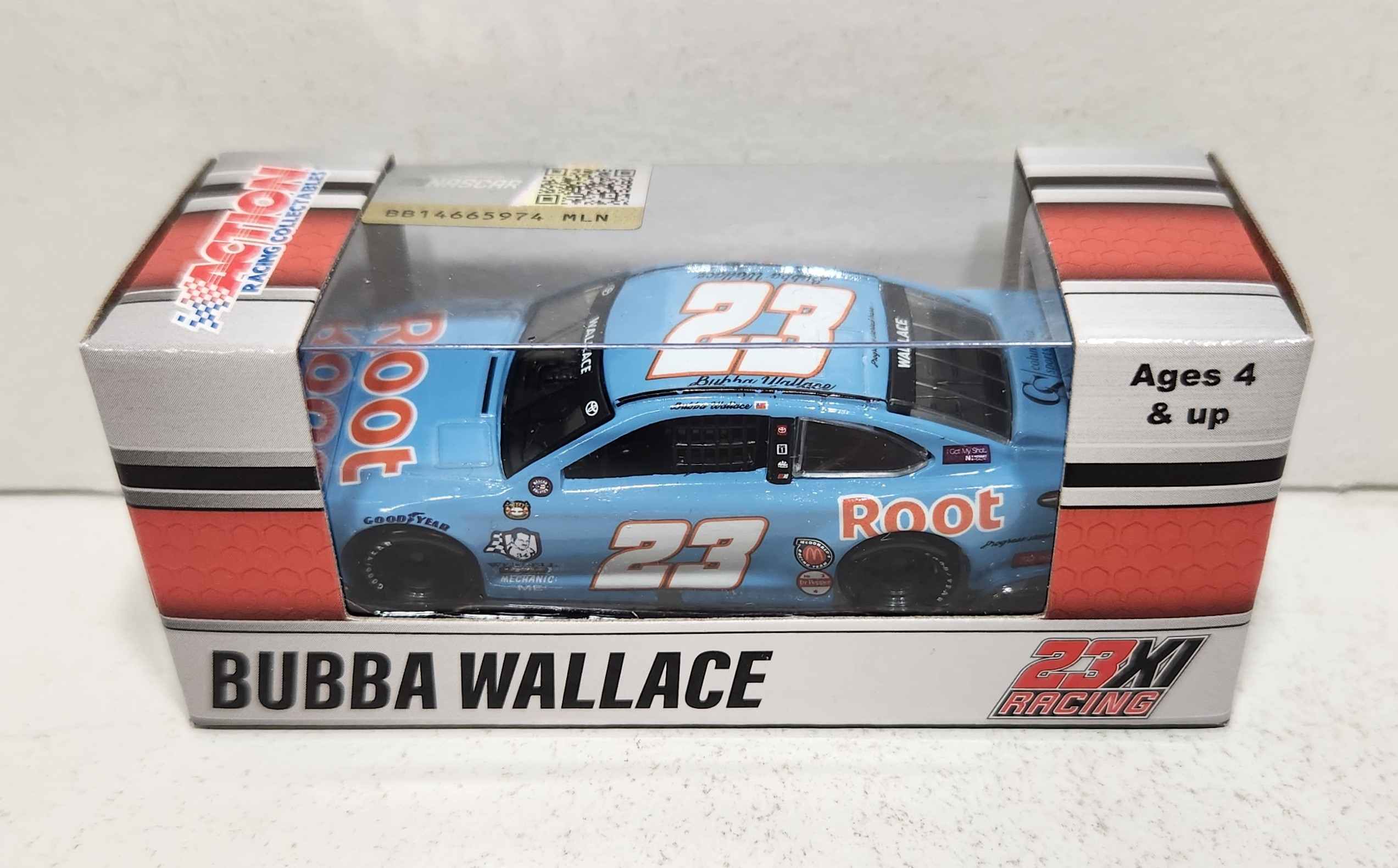 2021 Darrell Wallace 1/64th Root Insurance "Darlington Throwback" Camry