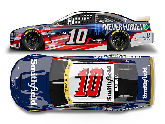 2021 Aric Almirola 1/64th Smithfield "9/11 Tribute" Mustang