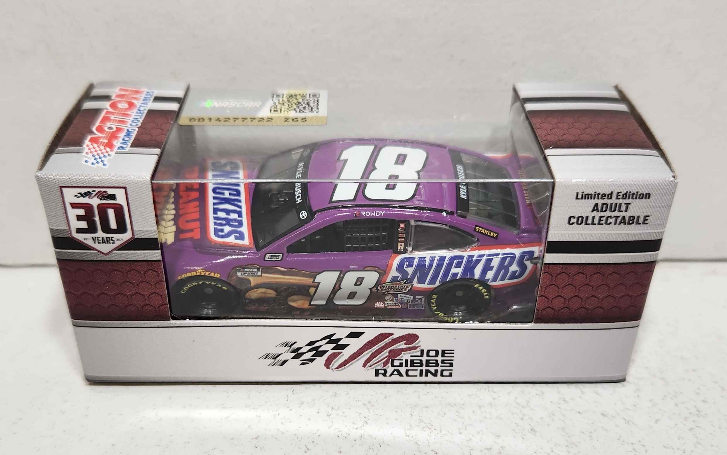2021 Kyle Busch 1/64th Snickers "Peanut Brownie" Camry