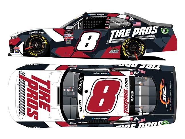 2021 Sam Mayer 1/64th Tire Pros "Xfinity Series" car