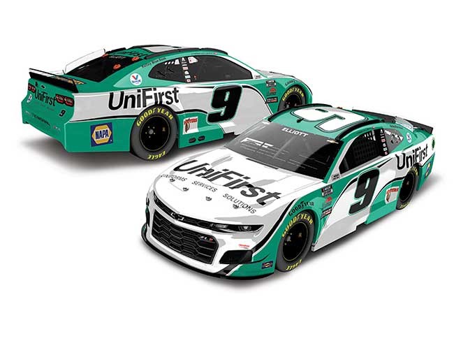 2021 Chase Elliott 1/24th UniFirst hood open Camaro