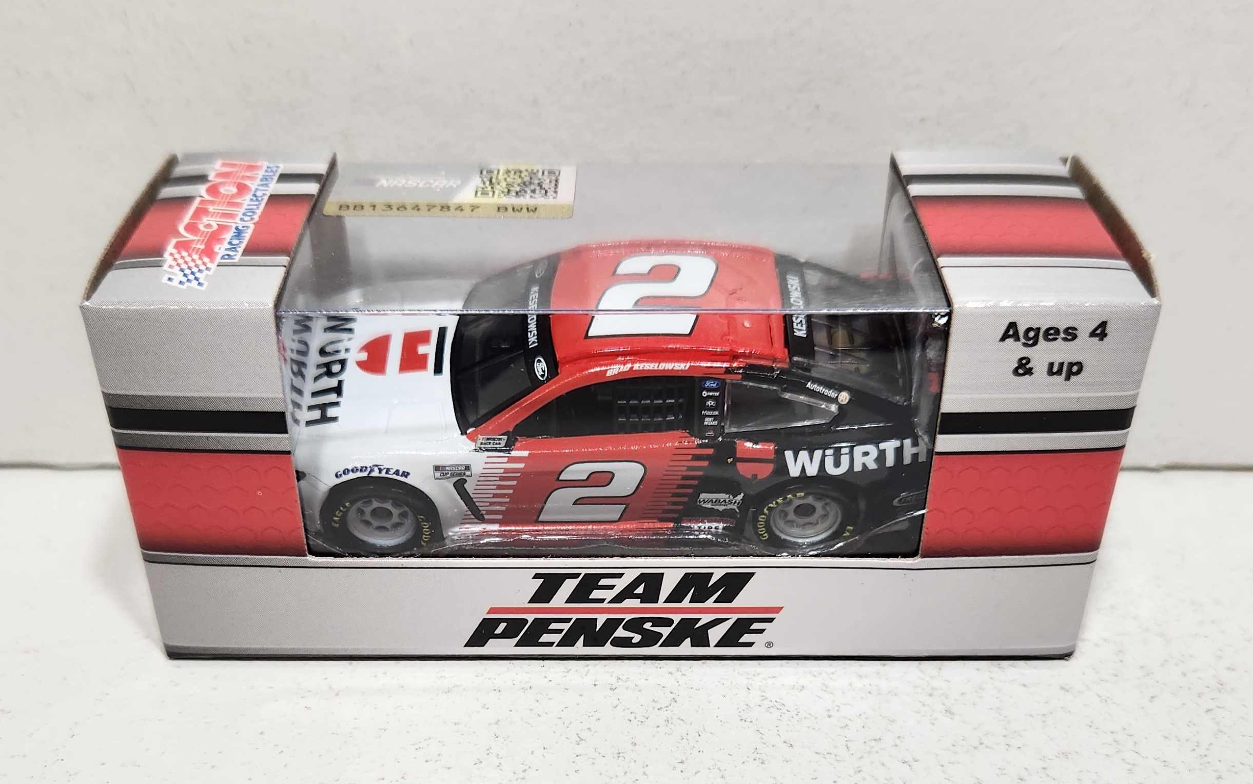 2021 Brad Keselowski 1/64th Wurth Mustang