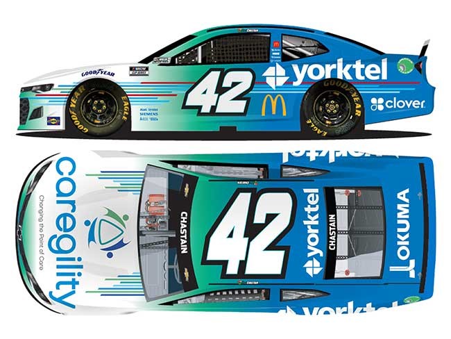 2021 Ross Chastain 1/64th Yorktel/Caregility  Camaro