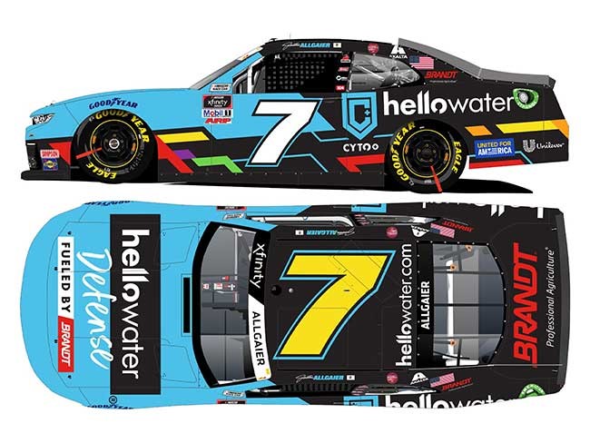 2021 Justin Allgaier 1/64th hellowater "Xfinity Series" car