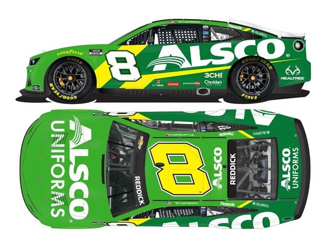 2022 Tyler Reddick 1/64th ALSCO Uniforms "Next Gen" car